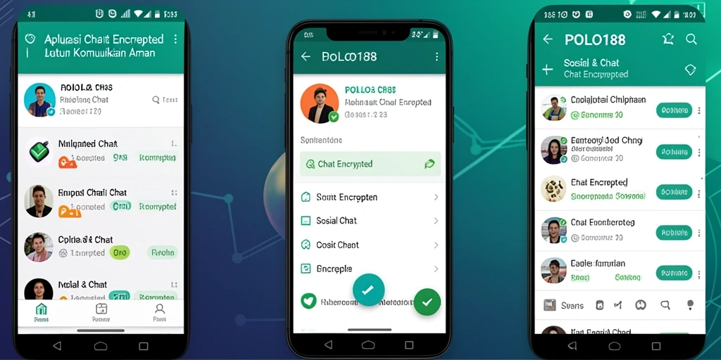Antarmuka modern POLO188 yang aman dan nyaman untuk chatting.