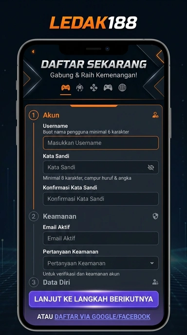 Cara Mudah Buat Akun Ledak188 untuk Pengguna Android